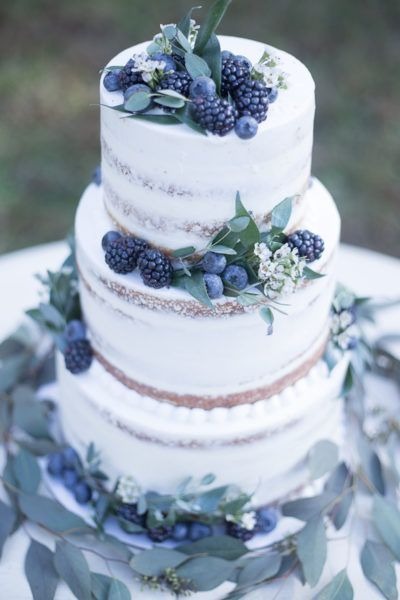 藍色系婚禮蛋糕