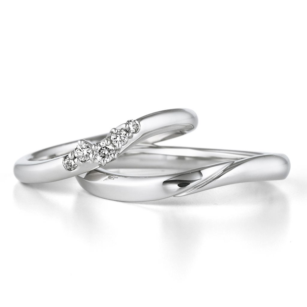 波浪型結婚戒指：A piece of love