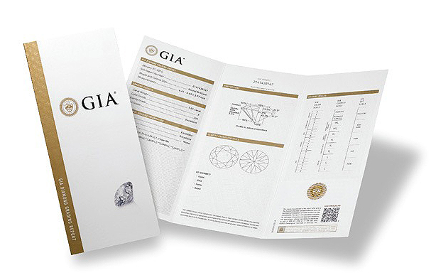 GIA鑽石鑒定全證證書(俗稱:GIA大證)