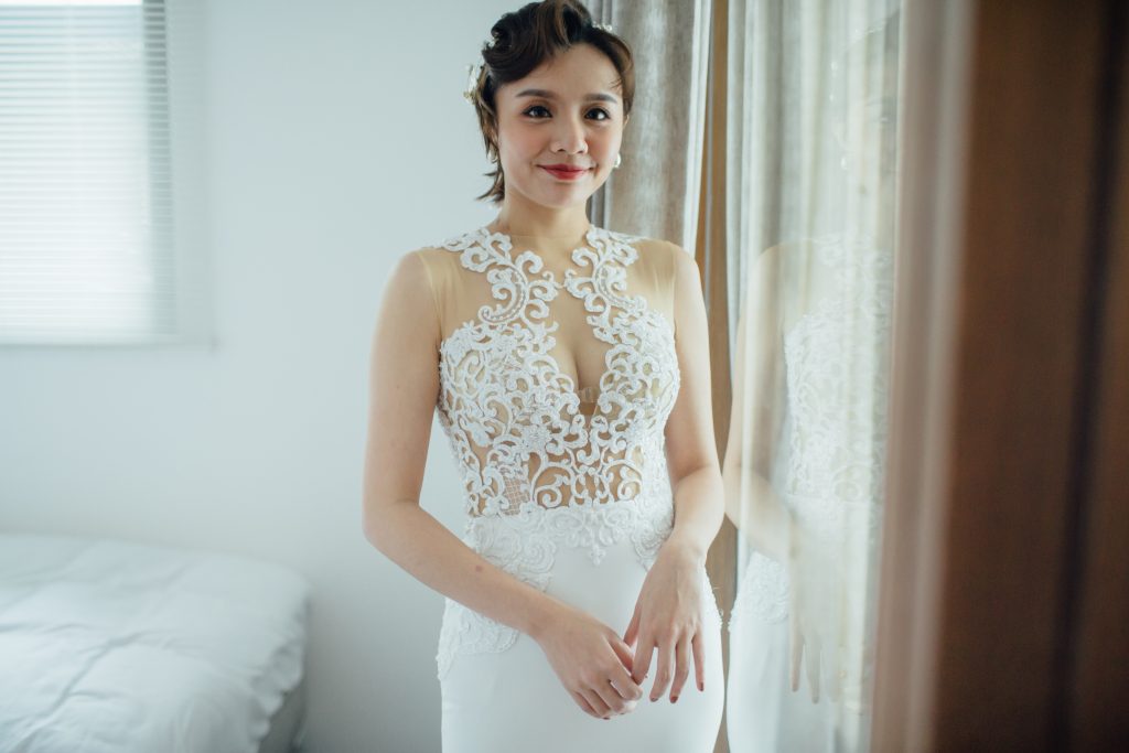 婚紗款式挑選原則:2.重視身形的搭配