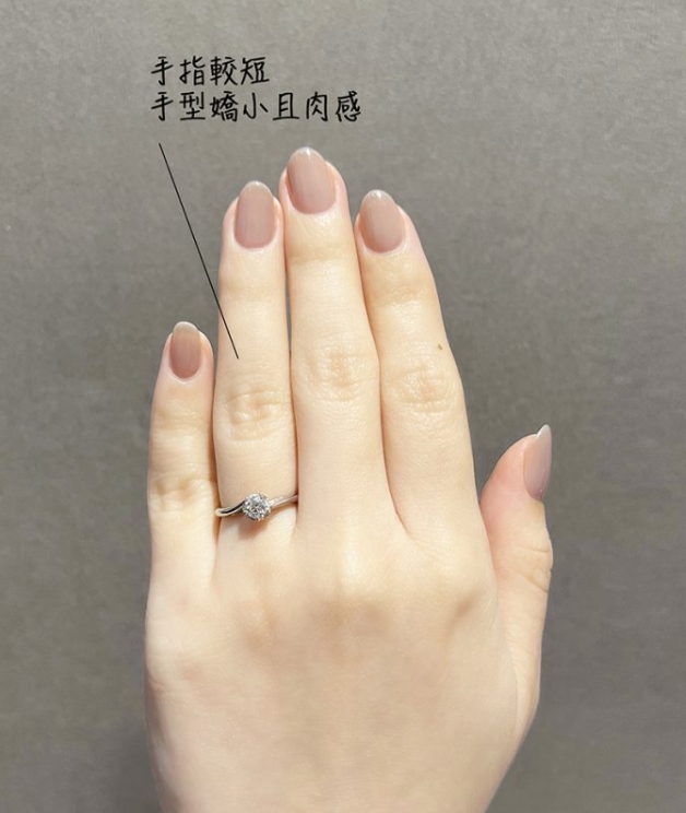 常見手型3:嬌小且肉感手型