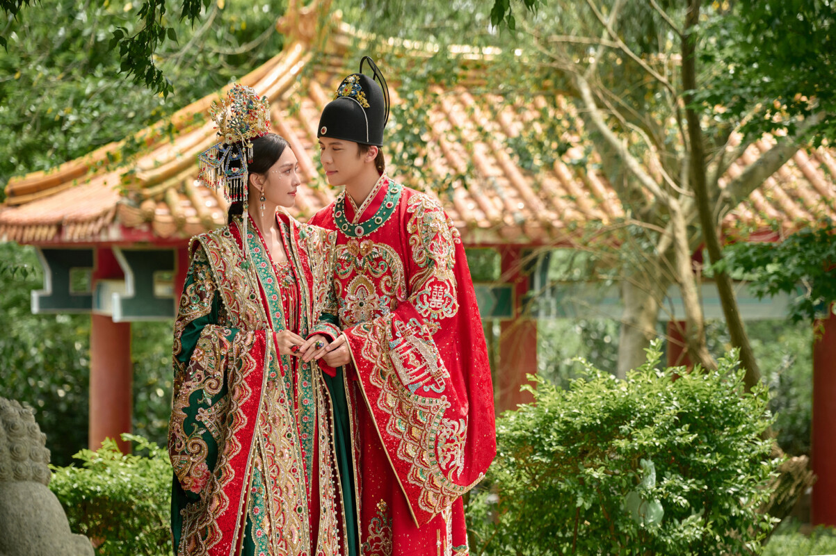 中式婚紗人氣款式4：漢服婚紗